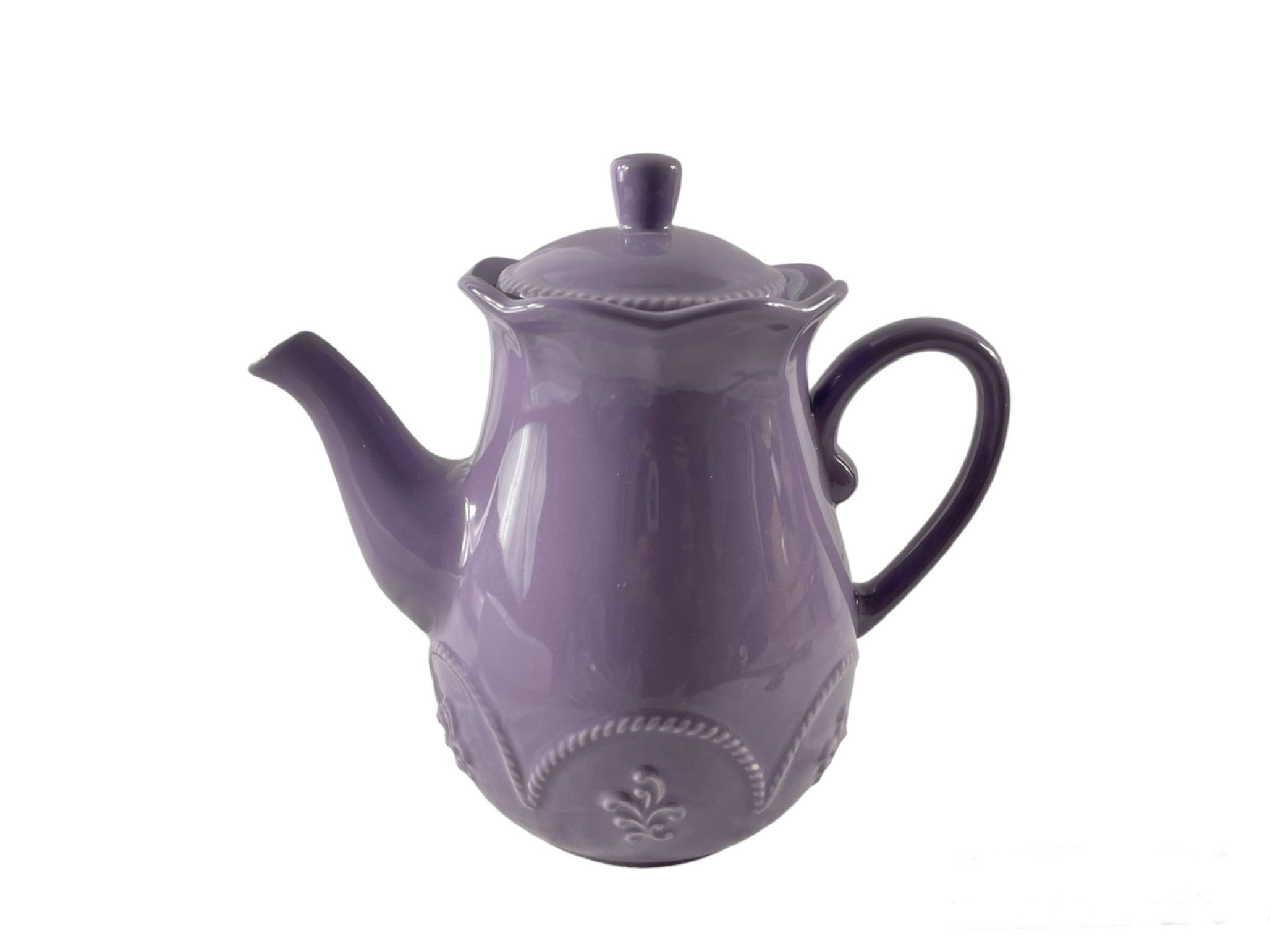 Princess House Lilac Marbella Coffee Teapot 1742 / Tetera Lila Marbella