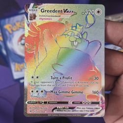 Greedent Vmax (Rainbow)