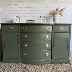 Awesome Shabby Distressed Solid Wood Cabinet Drawer Shelf Entryway Table Side Table Credenza Buffet Console Dresser 