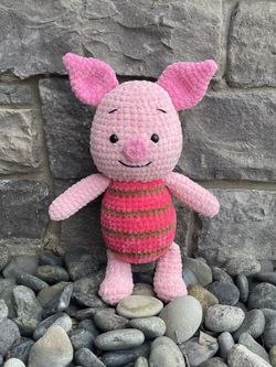 Piglet Crochet Stuffed Animal