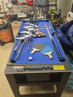 Minature multi game table