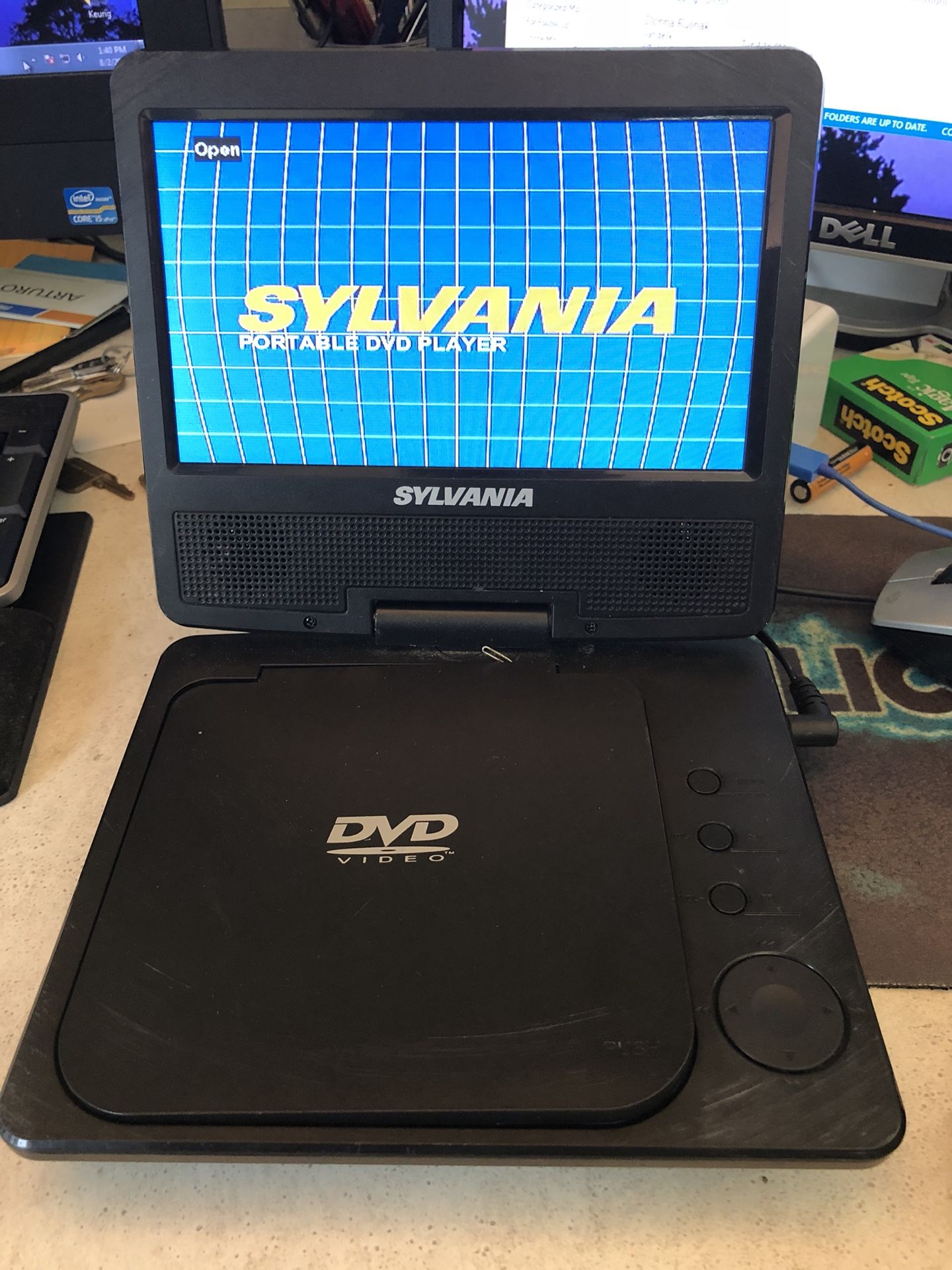 Sylvania 7” Portable DVD Player
