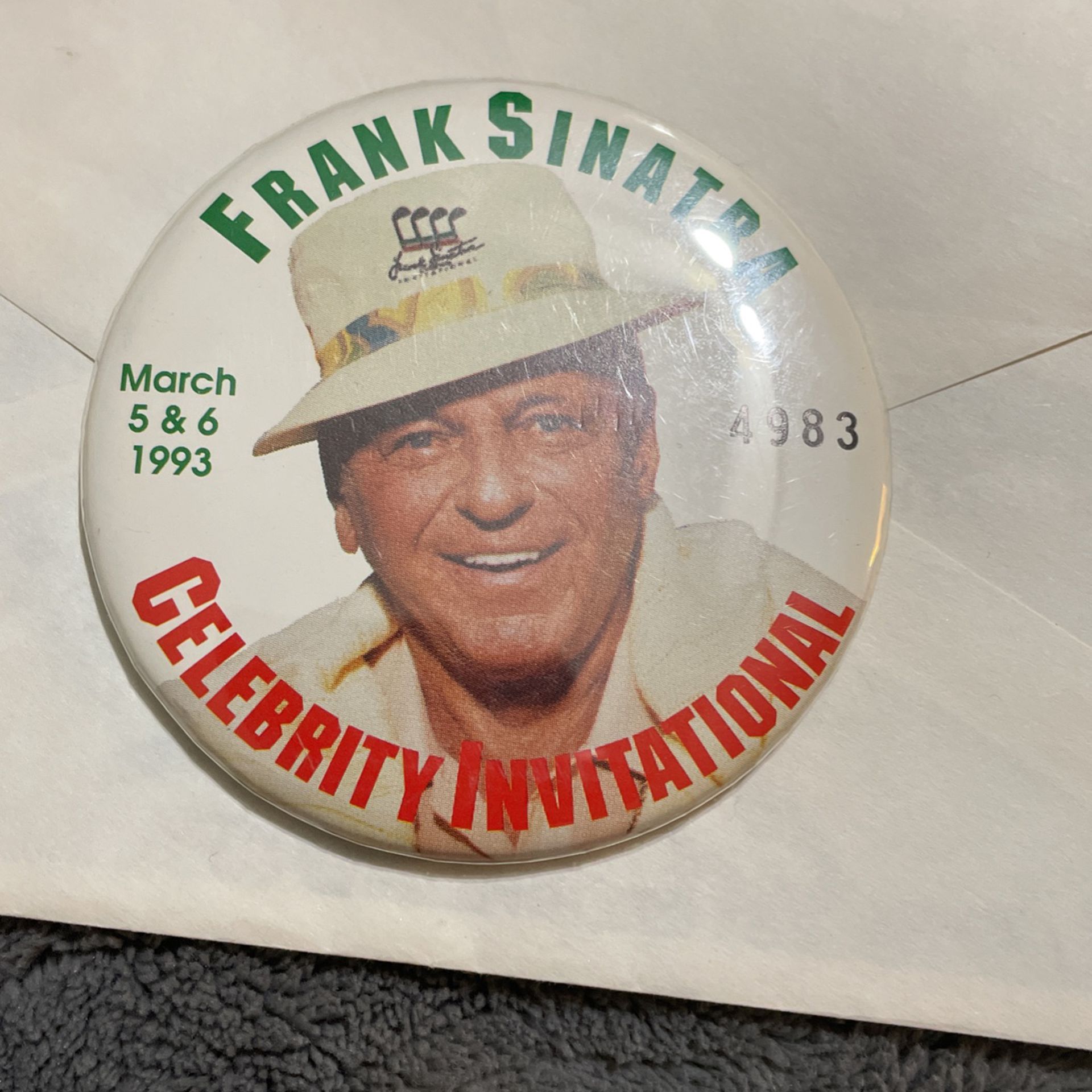 Frank Sinatra Button 