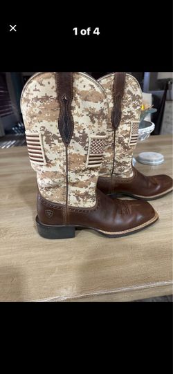 Ariat patriotic women’s camouflage boots size 7