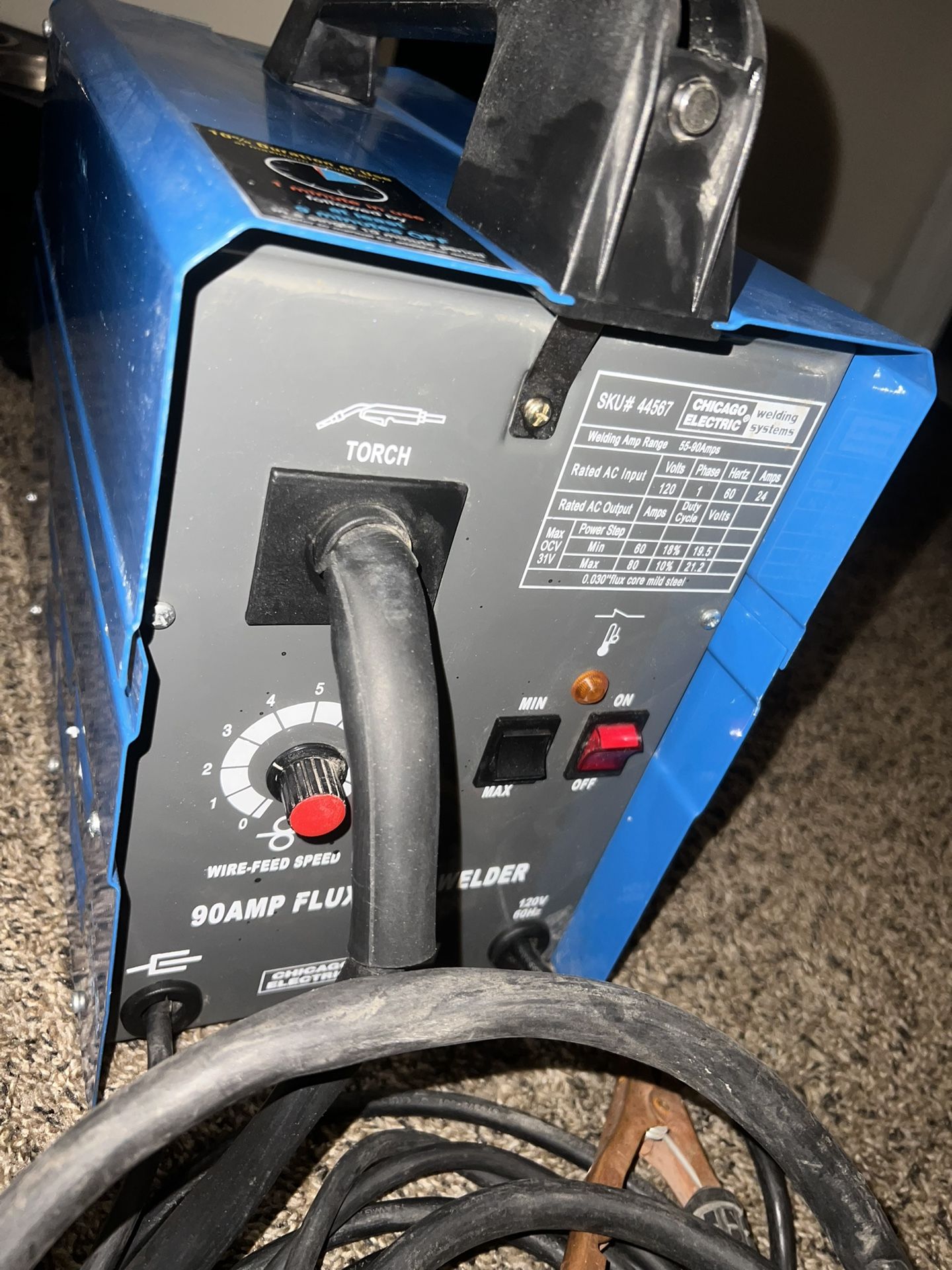 90AMP FLUX WIRE WELDER