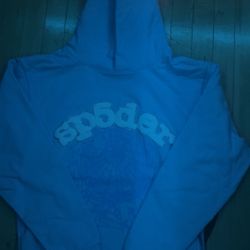 SKY BLUE SP5DER RHINESTONE (Size small)