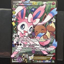 Pokemon Card Sylveon EX (Full Art) RC32-32 Generations: Radiant Collection Holo