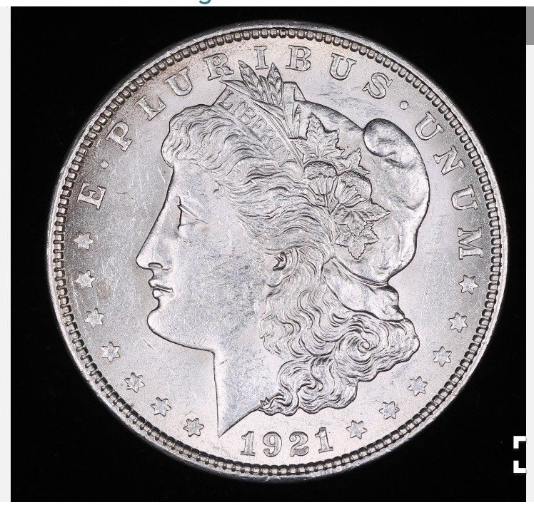 1921 MORGAN SILVER DOLLAR COIN GEM BU UNC MS+++