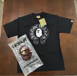 BAPE x Chrome Hearts Black Graphic T-Shirt