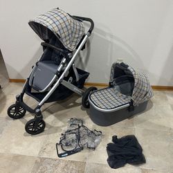 Uppababy Vista Stroller With Bassinet  