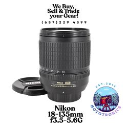 Nikon AF-S DX Zoom-Nikkor 18-135mm f/3.5-5.6G ED-IF Lens
