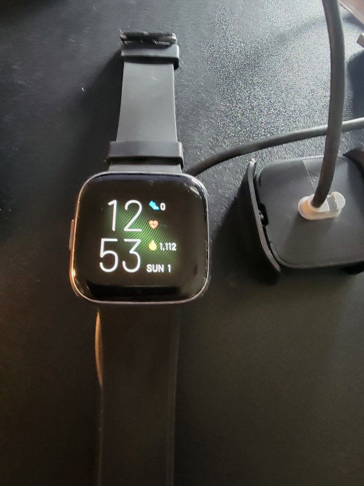 Fitbit Versa 2 Health And Fitness Smart Watch Black