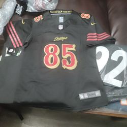 Francisco 49er Women's Jersey Kittle 85