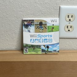 Nintendo Wii Sports 2006 Great Condition Tested with Case and Manual