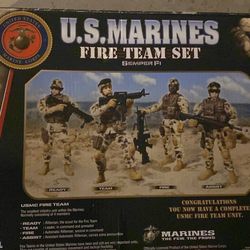 US Marine Fire Team Full Set ( Brand New In The Box!)