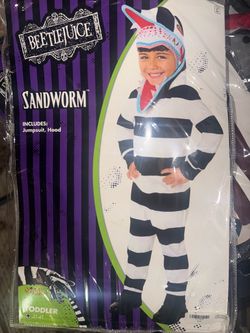Toddler sandworm costume