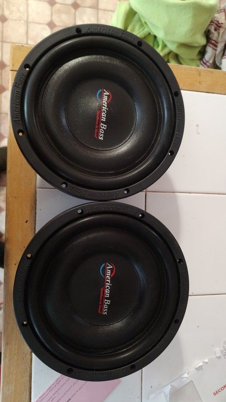 10 In American Bass Subwoofers