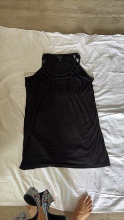 Black cotton dress