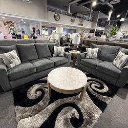 2 PC SOFA AND LOVESEAT
