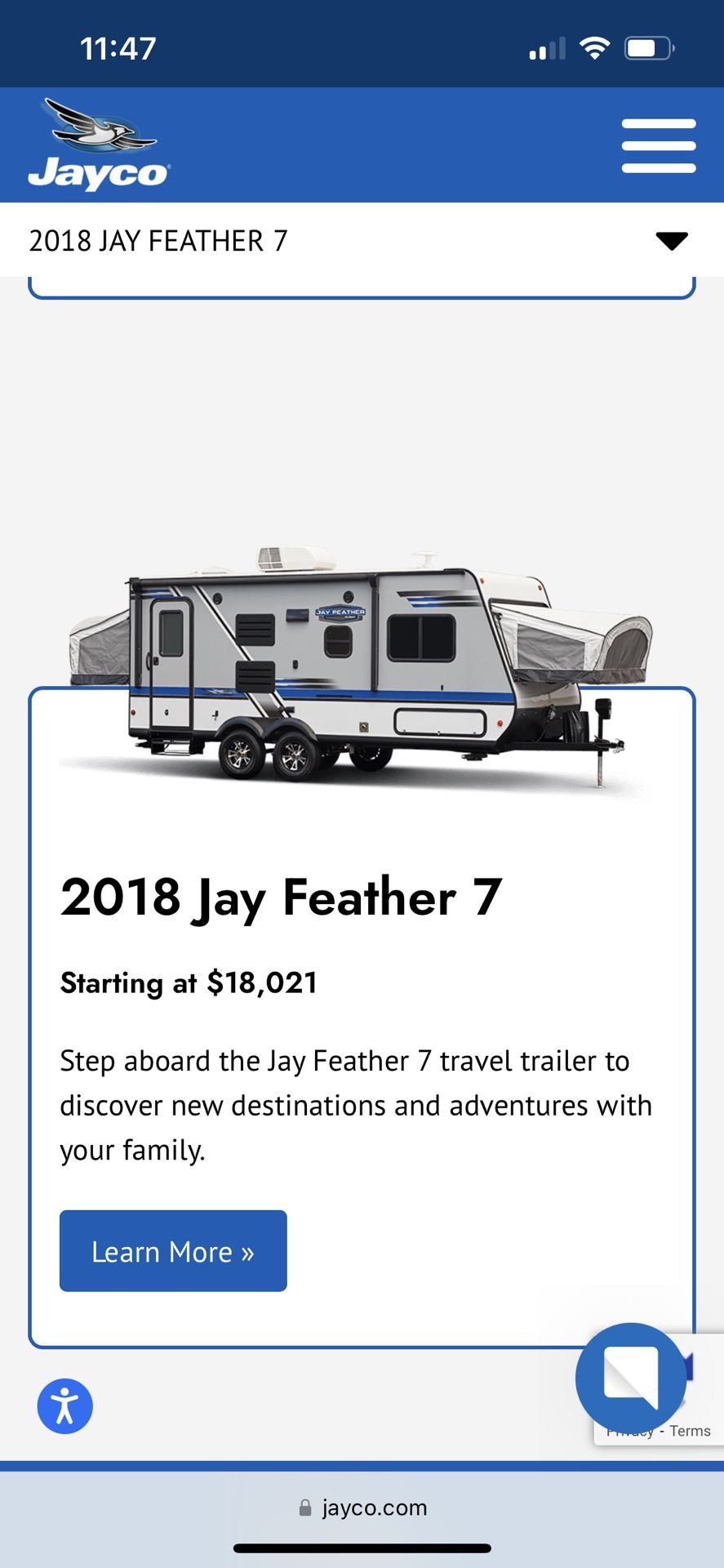 2018 Jayco Jay Feather