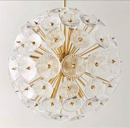 Lamina polished brass light