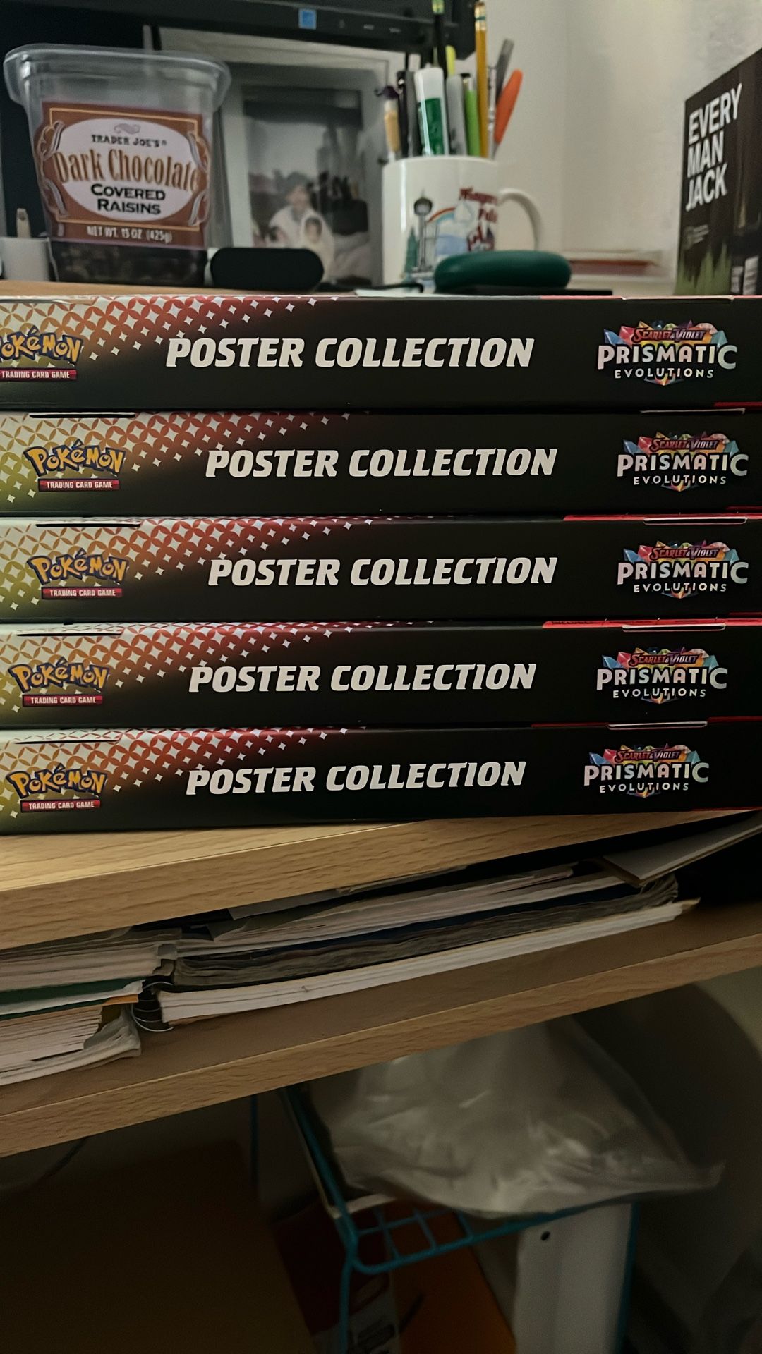 Pokemon Prismatic Evolutions Poster Collection x5