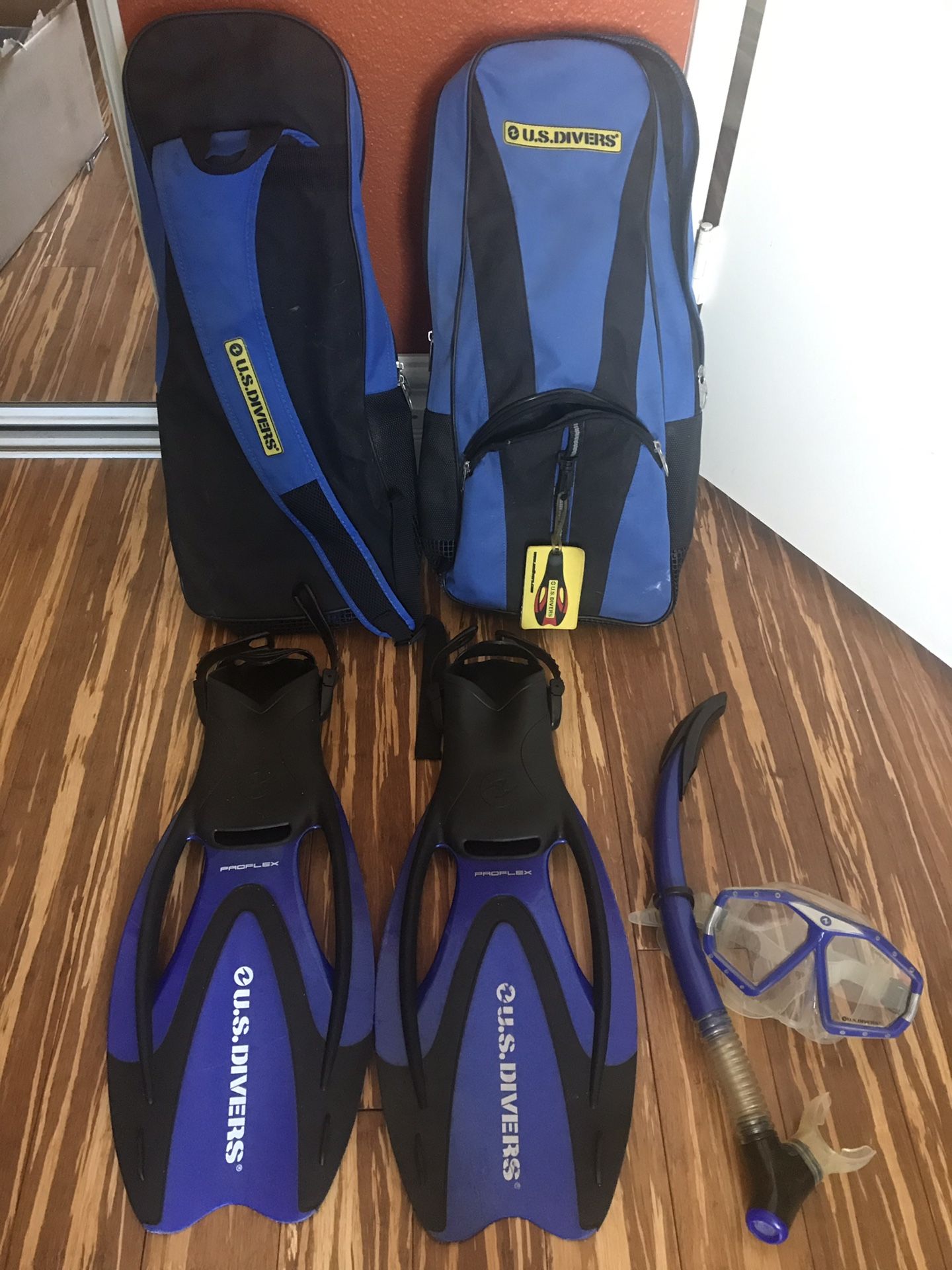 U.S. Divers snorkeling gear