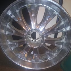 Complete Set Of 24" Rims Compatible With 5 Lug