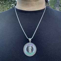 Plata 925 Cadena Torzal Más San Juditas. 