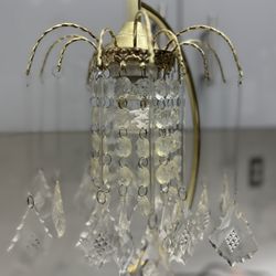 Table Lamp And 4 Light Chandalier