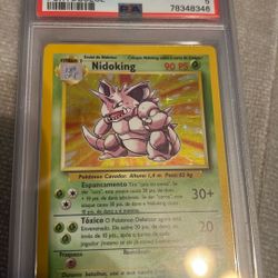 1999 Pokemon Nidoking Portuguese Psa 5