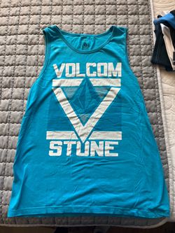 Men’s cotton tank tops (Volcom, Hurley, Blue Crown, med/lg