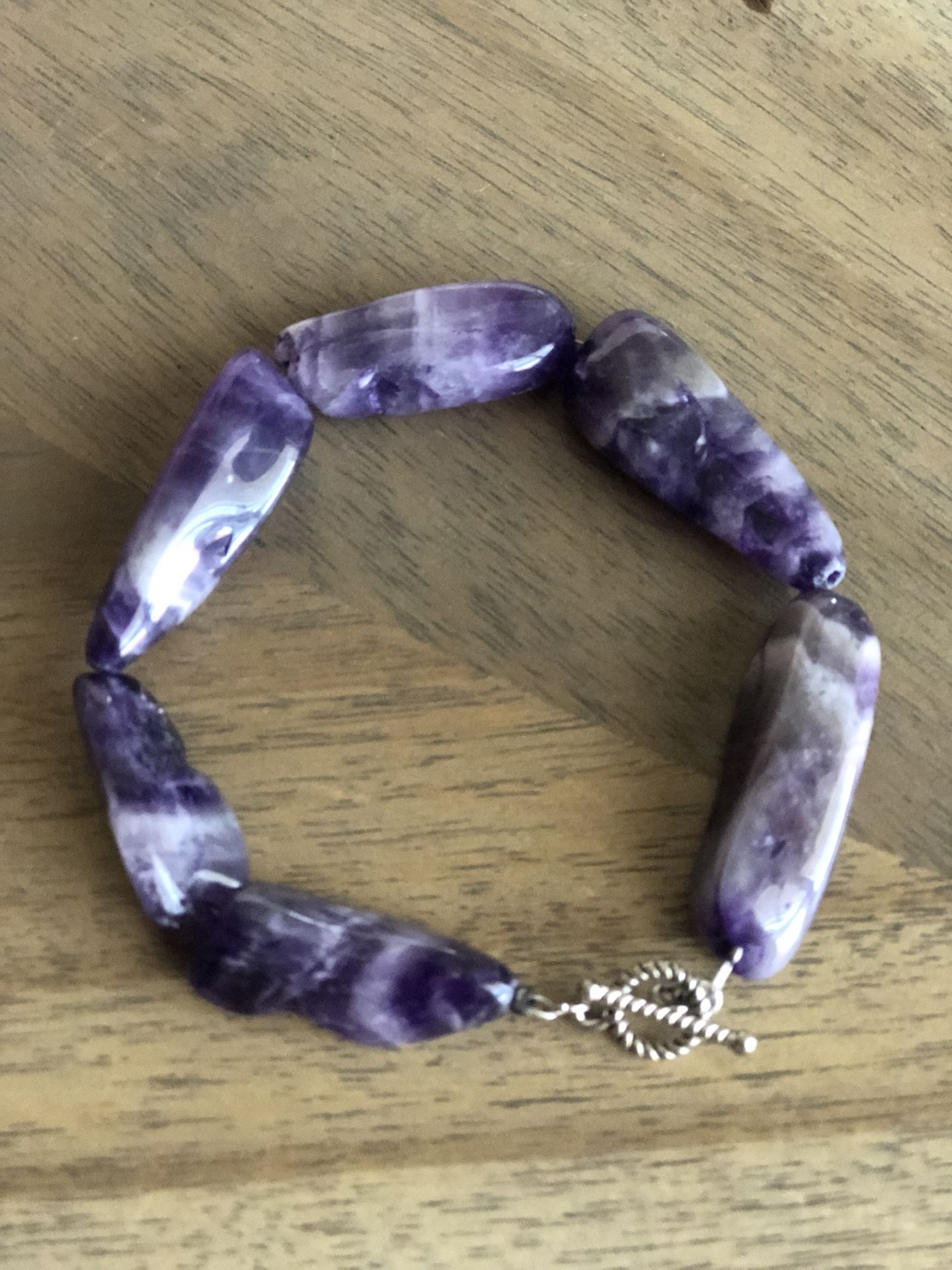 Purple chlorite bracelet
