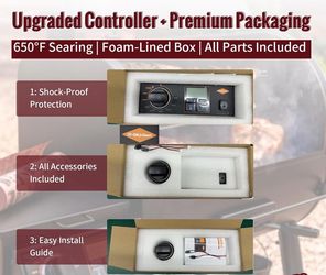 Oklahoma Joe's Rider Pellet Grill Digital Control Board Upgraded