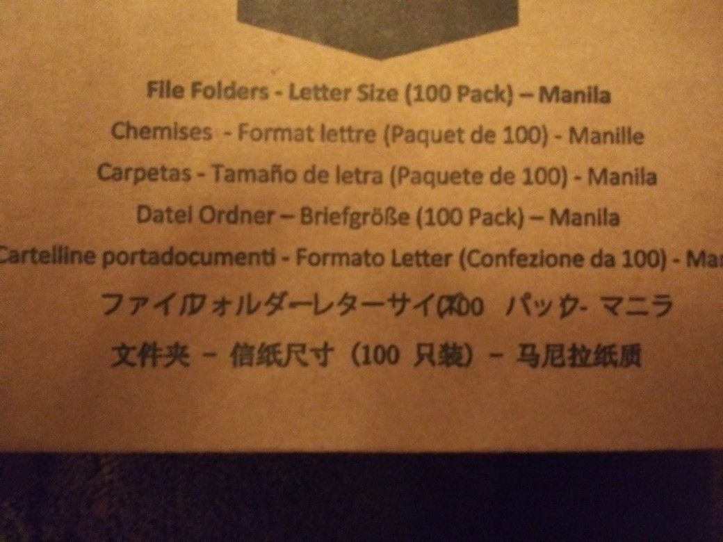 File folders