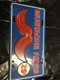 Plates and signs - plates $10 each / signs $20 each