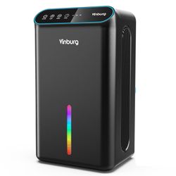 Dehumidifier for Basement (85 OZ, 800 sq ft) Quiet Dehumidifiers for Home, Auto Shut-Off, Sleep Mode, 3 Gear Timer(8H,16H,24H), Small Dehumidifier for