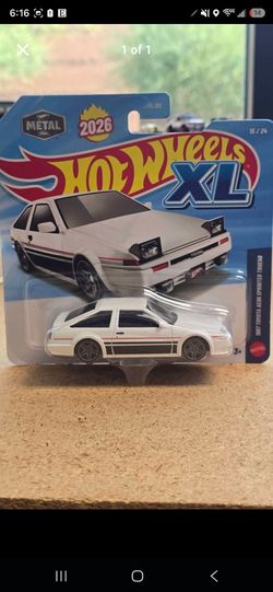 Hot Wheels XL 1987 Toyota AE86 Sprinter Trueno