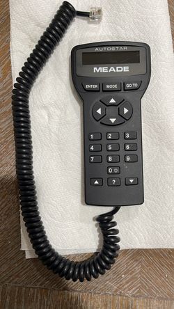 Meade Autostar #497 Computer Controller - New Old Stock - Mint Condition - ETX LX90