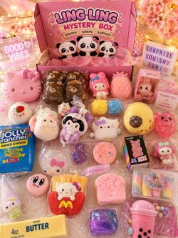 Ling Ling Mystery Box Kawaii Squishy Bundle
