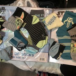 SOCKS STAR WARS SIZE:10-4