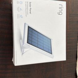 Unopened Ring Solar Panel