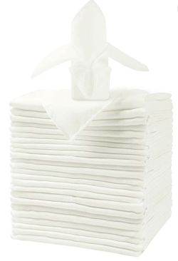 Table Napkins Off White/ivory 