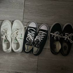 Converse, Vans, Adidas
