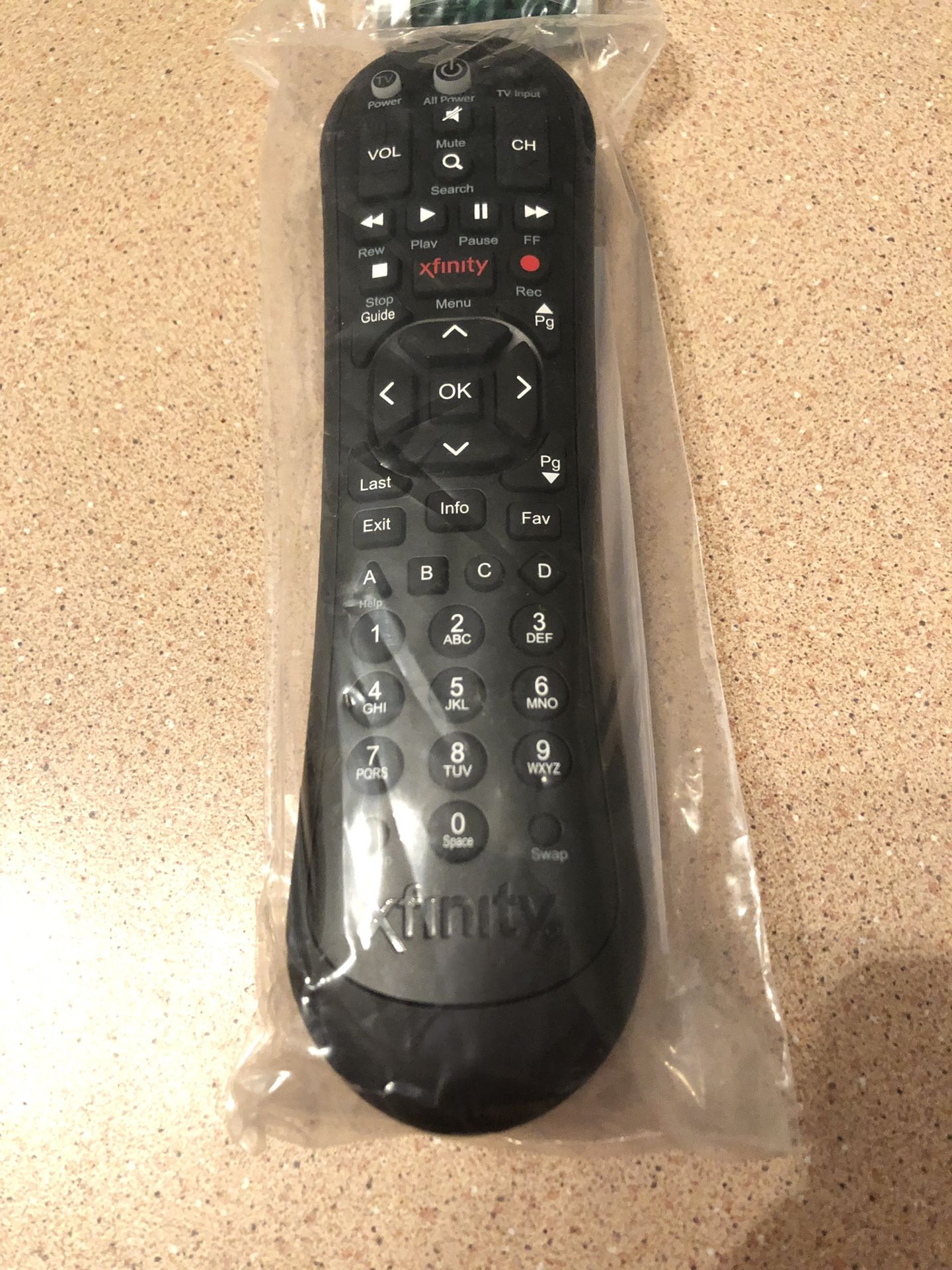 Xfinity remote control xr2