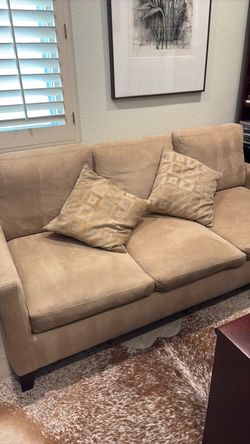Microfiber sofa