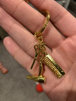 Hairstylist keychain