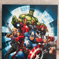 Small Square Marvel Canvas Art