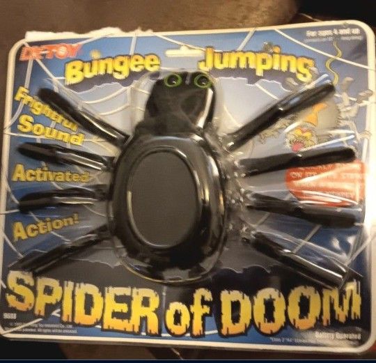 Vintage Halloween Decoration Spider Of Doom Toy Vintage 1995
NEW!