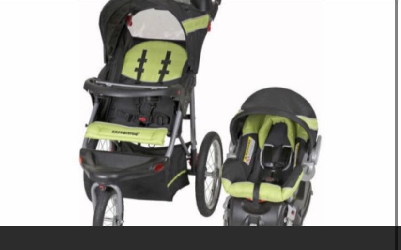 Baby trend jogging stroller with car seat and three bases